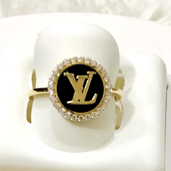 10k solid gold luxury ring, custom made real gold designer ring, NOT plated Sale - Picture 1 of 7